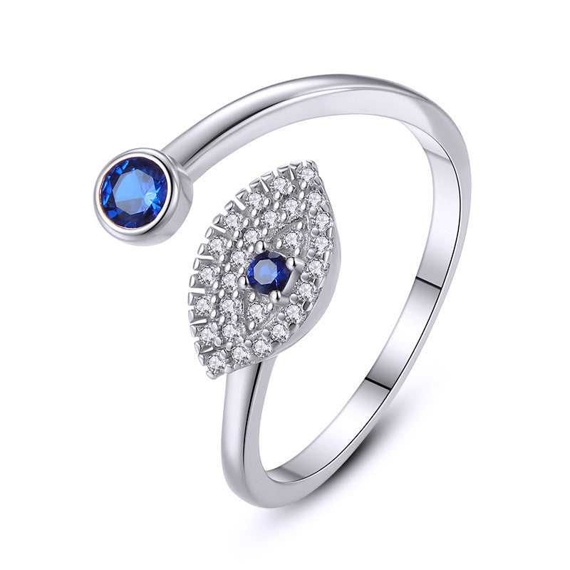 BAGUE ARGENT 925 ZIRCON BlueMakati